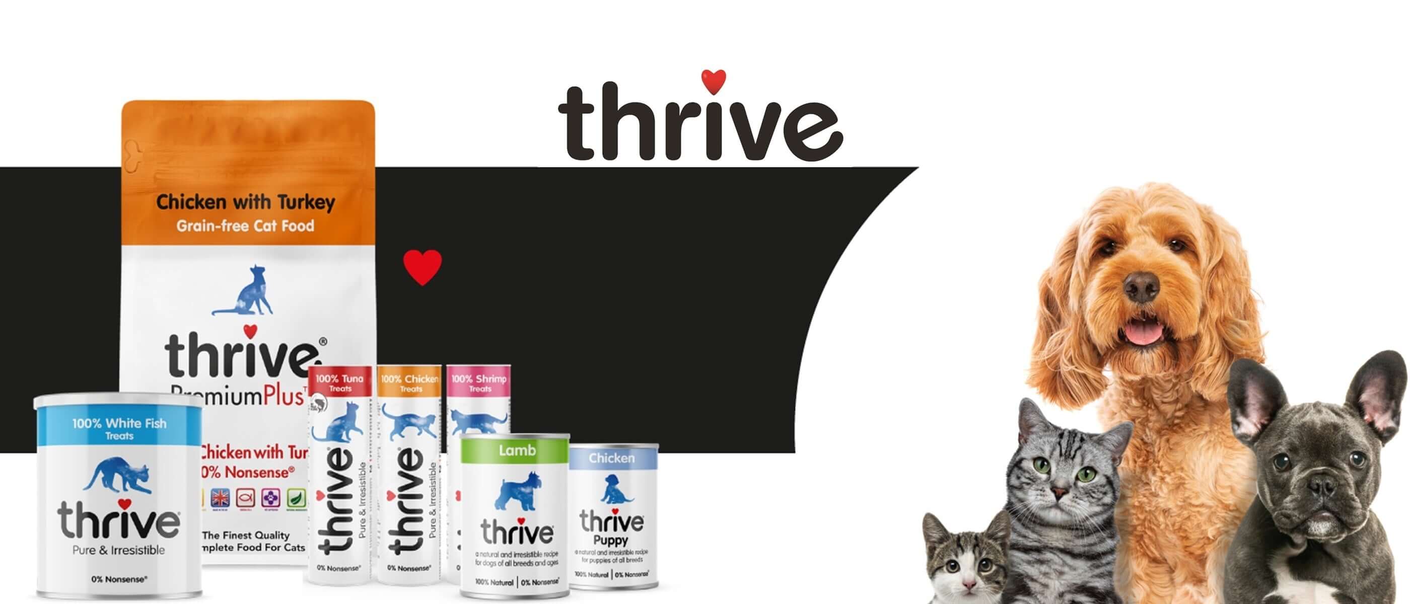 Thrive Pet Treats and Foods - 100% Natural