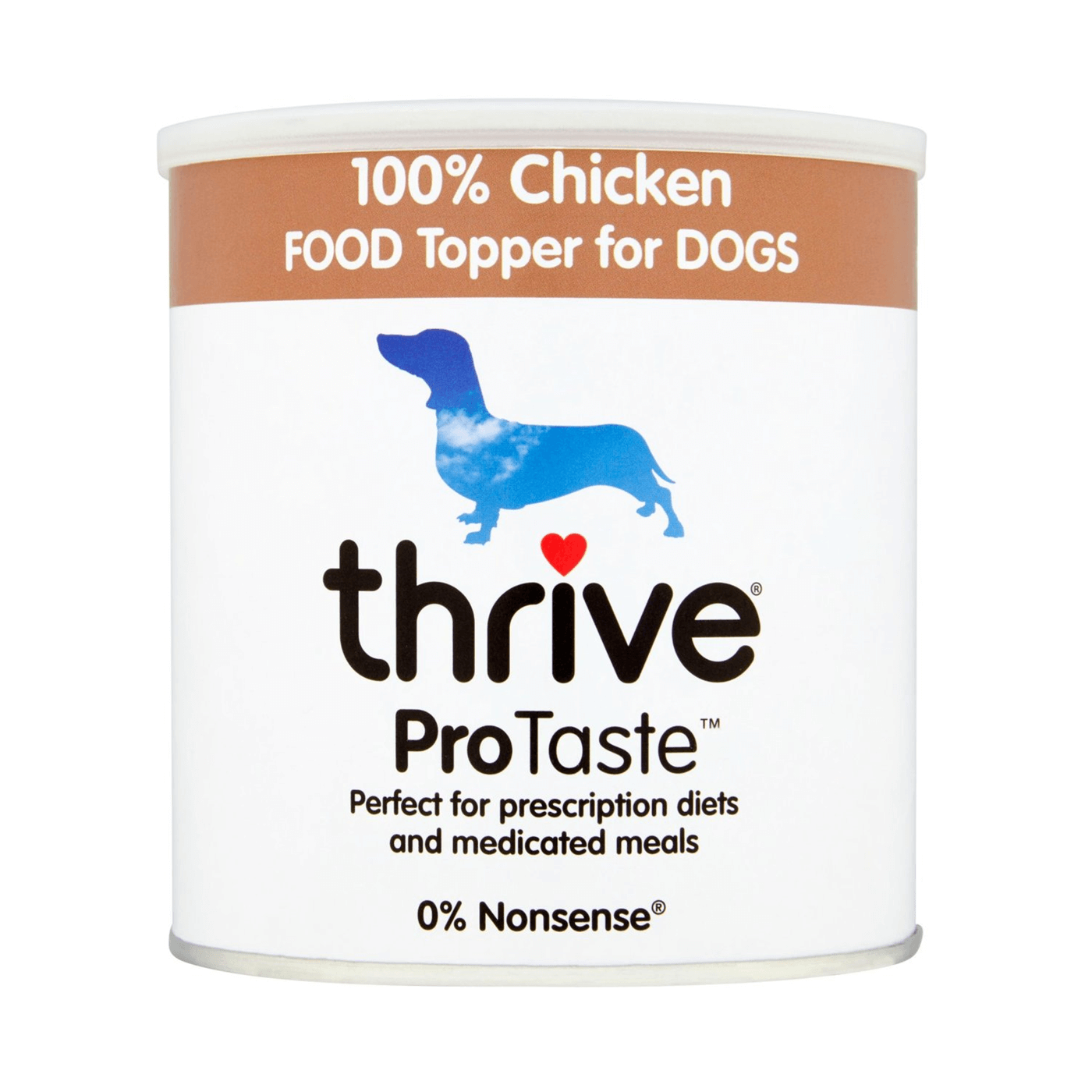 Thrive ProTaste Chicken Food Topper for Dogs 170g